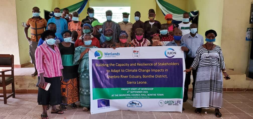 The Official Launch of a New Project to Build the Capacity and Resilience of 12 Coastal Communities to Adapt to Climate Change Impacts in Sherbro River Estuary, Sierra Leone